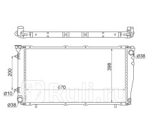 SB0001-1 - Радиатор охлаждения (SAT) Subaru Forester SF (1997-2002)