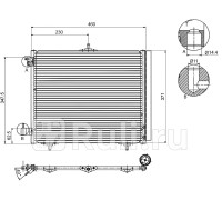 ST-PG04-394-0 - Радиатор кондиционера (SAT) Citroen C2 (2003-2009)