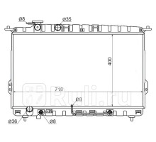 HY0006 - Радиатор охлаждения (SAT) Hyundai Sonata ТагАЗ (2001-2012)