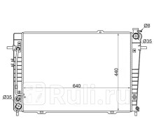 HY0009-2.0D - Радиатор охлаждения (SAT) Kia Sportage 2 (2004-2010)