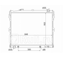 MZ0006-97 - Радиатор охлаждения (SAT) Mazda MPV (1995-1999)