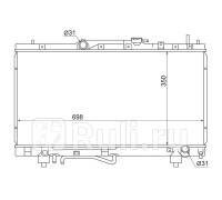 TY0002-ST210 - Радиатор охлаждения (SAT) Toyota Carina 210 (1996-2001)