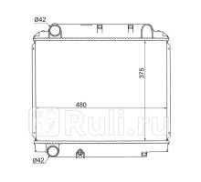 KY-TY0065 - Радиатор охлаждения (KOYO) Toyota Dyna (1999-2016)