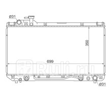 TY0004-10 - Радиатор охлаждения (SAT) Toyota Rav4 (1994-1998)