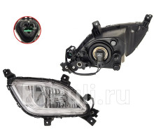 ST-323-2033L - Противотуманная фара левая (SAT) Kia Cerato 3 YD рестайлинг (2016-2020)