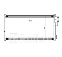 ST-FDE1-394-0 - Радиатор кондиционера (SAT) Ford Expedition 1 (1996-2002)