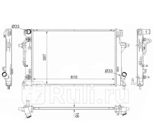 HY0012-1 - Радиатор охлаждения (SAT) Hyundai Elantra 6 AD рестайлинг (2018-2021)