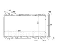 TY0004-10-2R - Радиатор охлаждения (SAT) Toyota Rav4 (1997-2000)