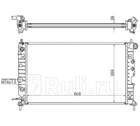SG-OP0001-95 - Радиатор охлаждения (SAT) Opel Vectra B (1995-2002)