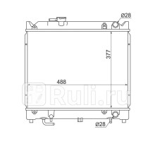 SK0001 - Радиатор охлаждения (SAT) Suzuki Vitara (1988-1999)
