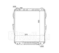 TY0013-1KZ - Радиатор охлаждения (SAT) Toyota 4Runner 130 (1992-1995)