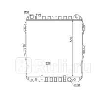 TY0013-1KZ - Радиатор охлаждения (SAT) Toyota 4Runner 130 (1992-1995)