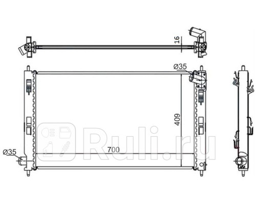 DRM45023 - Радиатор охлаждения (DENSO) Mitsubishi ASX (2010-2016)