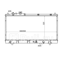 SG-MZ0001-1 - Радиатор охлаждения (SAT) Mazda Familia BJ (1998-2004)