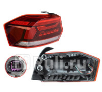 ST-441-20D1L - Фонарь левый задний в крыло (SAT) Volkswagen Polo (2020-2021)