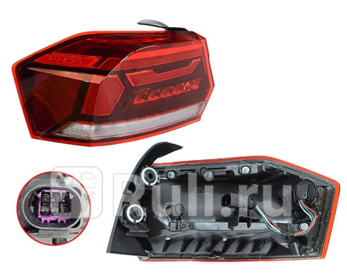 ST-441-20D1L - Фонарь левый задний в крыло (SAT) Volkswagen Polo (2020-2021)