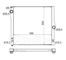 BW0010-07 - Радиатор охлаждения (SAT) BMW X5 E70 (2006-2010)
