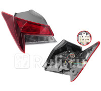 ST-121-19HDEL20L - Фонарь левый задний в крыло (SAT) Hyundai Elantra 7 CN7 (2020-2021)