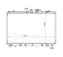 TY0003-GSU40 - Радиатор охлаждения (SAT) Toyota Highlander (2007-2010)