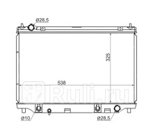 MZ0004-2 - Радиатор охлаждения (SAT) Mazda Demio DY (2002-2007)