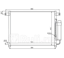 ST-DW07-394-0 - Радиатор кондиционера (SAT) Daewoo Kalos (2002-2007)