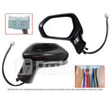 ST-TYL7-940-A2 - Зеркало левое (SAT) Toyota Camry V70 (2017-2021)