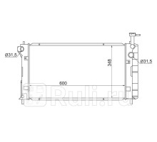 TY000NHW10 - Радиатор охлаждения (SAT) Toyota Prius (1997-2003)
