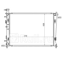 KI0002-09 - Радиатор охлаждения (SAT) Kia Forte (2008-2013)