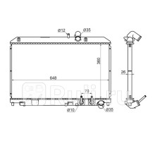 MZ0015 - Радиатор охлаждения (SAT) Mazda RX-8 (2003-2012)