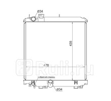 TY0063 - Радиатор охлаждения (SAT) Toyota Dyna (1999-2016)