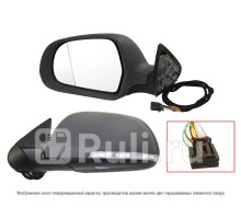 ST-SD26-940-D2 - Зеркало левое (SAT) Skoda Octavia A5 FL (2008-2013)