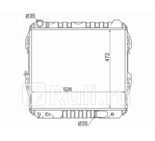 TY0013-TDI-3R - Радиатор охлаждения (SAT) Toyota Hilux Surf 2 (1992-1995)