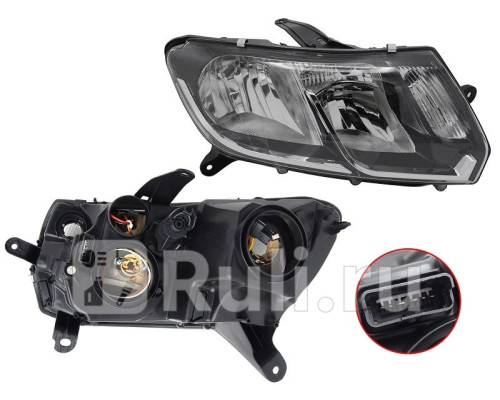 ST-551-11L5R - Фара правая (SAT) Renault Logan 2 (2013-2018)