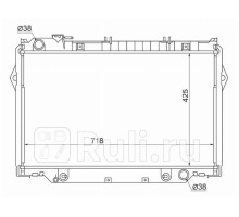 TY0009-J80D-AT - Радиатор охлаждения (SAT) Toyota Land Cruiser 80 (1989-1997)