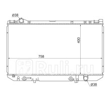 TY0007-F10 - Радиатор охлаждения (SAT) Lexus LS 400 (1989-1994)