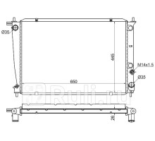 HY0013-MT - Радиатор охлаждения (SAT) Hyundai H200 (1997-2007)
