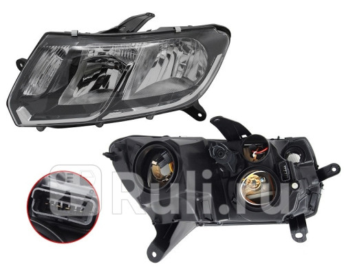 ST-551-11L5L - Фара левая (SAT) Renault Logan 2 (2013-2018)