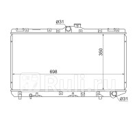 TY0001-100D - Радиатор охлаждения (SAT) Toyota Corolla AE100 (1991-2000)