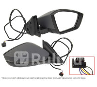 ST-SDS2-940-1 - Зеркало правое (SAT) Skoda Superb 3 (2015-2021)