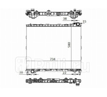 LR0004 - Радиатор охлаждения (SAT) Range Rover Sport (2013-2021)