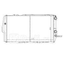 ST-01-0001 - Радиатор охлаждения (SAT) Audi 100 C3 (1982-1991)