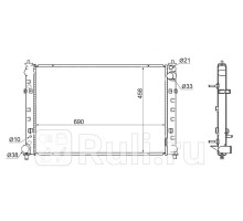 MZ0007-AJ - Радиатор охлаждения (SAT) Mazda MPV (2002-2005)