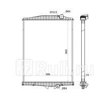 VL0004 - Радиатор охлаждения (SAT) Volvo FH (1993-2002)