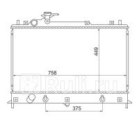 MZ0011 - Радиатор охлаждения (SAT) Mazda CX-7 ER2 (2009-2012)