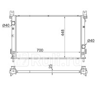 CR0009 - Радиатор охлаждения (SAT) Chrysler Pacifica (2003-2008)