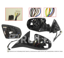 ST-MD48-940-2 - Зеркало левое (SAT) Mercedes W222 (2013-2017)