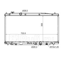 HD00013-07 - Радиатор охлаждения (SAT) HONDA FIT GE (2007-2014)