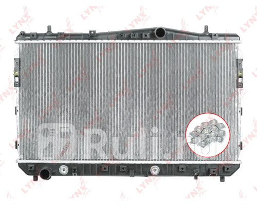 rb-1016 - Радиатор охлаждения (LYNXAUTO) Chevrolet Lacetti хэтчбек (2004-2013)