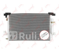 rc-0074 - Радиатор кондиционера (LYNXAUTO) Mitsubishi ASX (2010-2016)