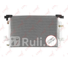 rc-0074 - Радиатор кондиционера (LYNXAUTO) Mitsubishi Lancer 10 (2007-2015)